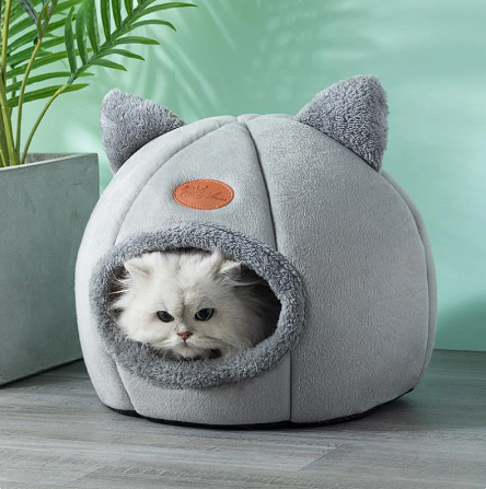 Casinha Iglu para PETs, Ninho Fofinho e Aconchegante para animais.