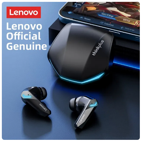 Fones de Ouvido Sem Fio Lenovo-GM2 Pro Bluetooth 5.3, Auriculares Esportivos, Jogos, Auscultadores De Música.