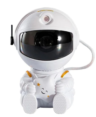 Projetor de luz de galáxia astronauta, projetor Space Buddy. Luz noturna para quarto com controle remoto e temporizador, projetor de estrelas no teto Astro